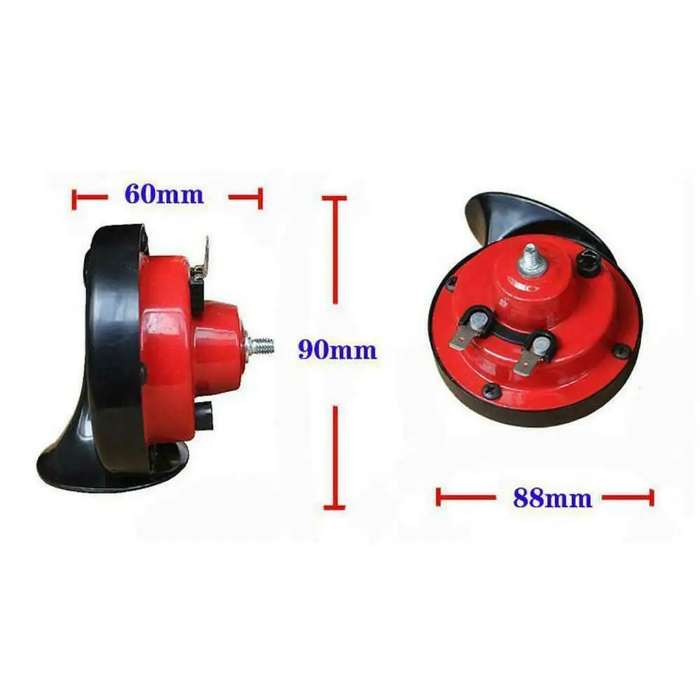 300db سوبر قطار القرن للشاحنات سيارات الدفع الرباعي سيارة قارب القرن الكهربائية 12 فولت آلة تنبيه السيارة ضغط عال كلاكسون مكبرات الصوت لسيارة دراجة نارية #2