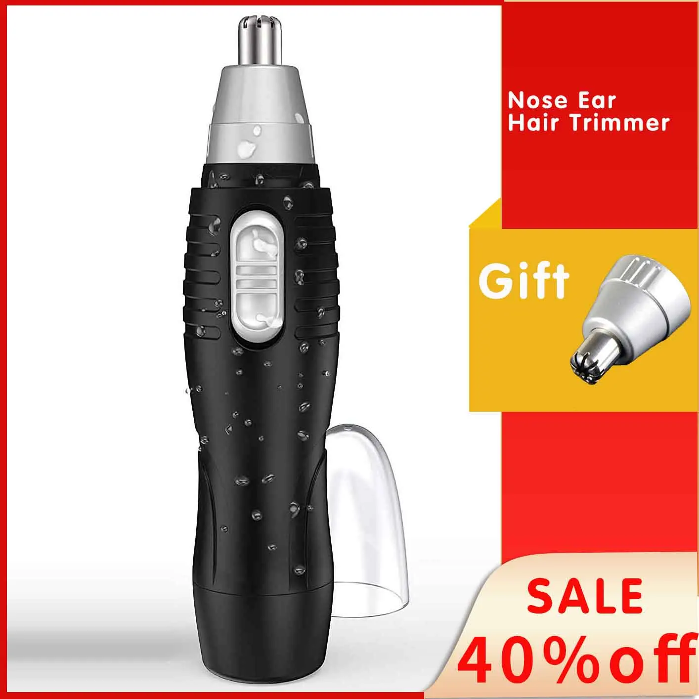 Ear Nose Hair Trimmer Clipper Professional Painless Eyebrow and Facial Hair Trimmer for Men Women Hair Removal Razor