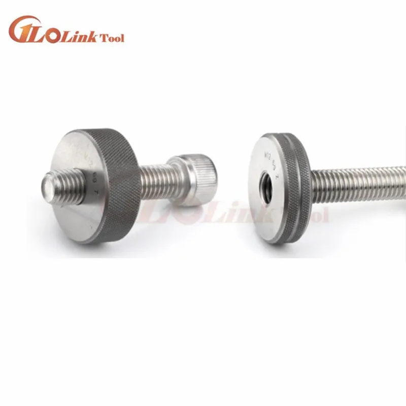 M2.5 M3 M4 M5 M6 M7 M8 M10 M14 M16 M18 M20 6G-6H الموضوع الدائري غيج الموضوع مقياس حلقة حلقة GO-NOGO قياس 6g قياس قياس 2 قطعة/المجموعة