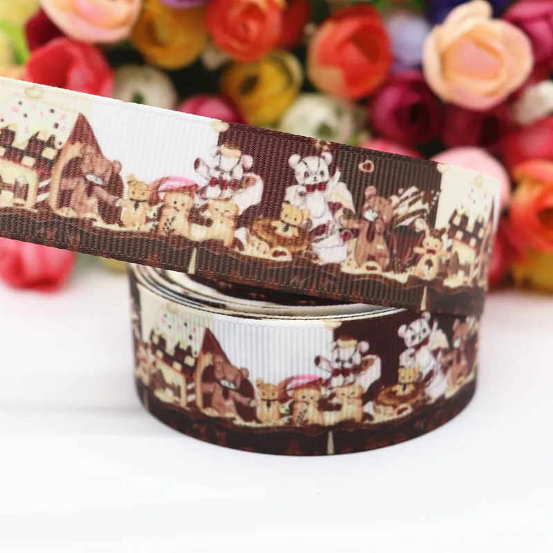 10 Yards 1'' 25MM Ripsband mit Frucht-/Kuchenmuster für Haarschleifen, DIY-Handarbeitsmaterial Y19121001 – Detail 11