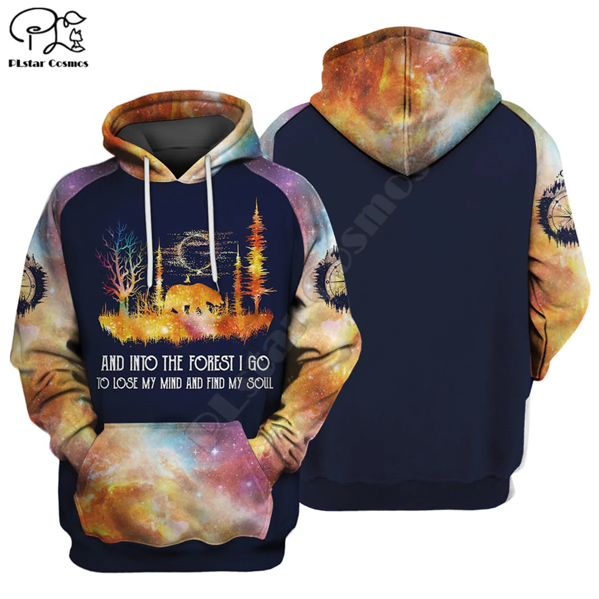 Find My Soul Galaxy Hoodie  Sweatshirt Hoodie Sweatshirt Hoodies  Harajuku Autumn Streetwear women men Casual Tracksuit