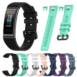 Correa de silicona para Huawei Band 4 Pro TER-B29S, pulsera para Huawei Band 3, TER-B09, 3 Pro, TER-B29