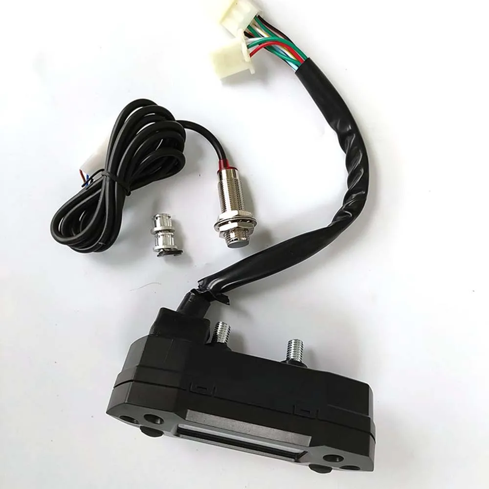 Motorcycle Fuel Meter Speedometer Odometer Universal Mini Adjustable Speed Meter LCD Digital Speeeter Instrument instrument
