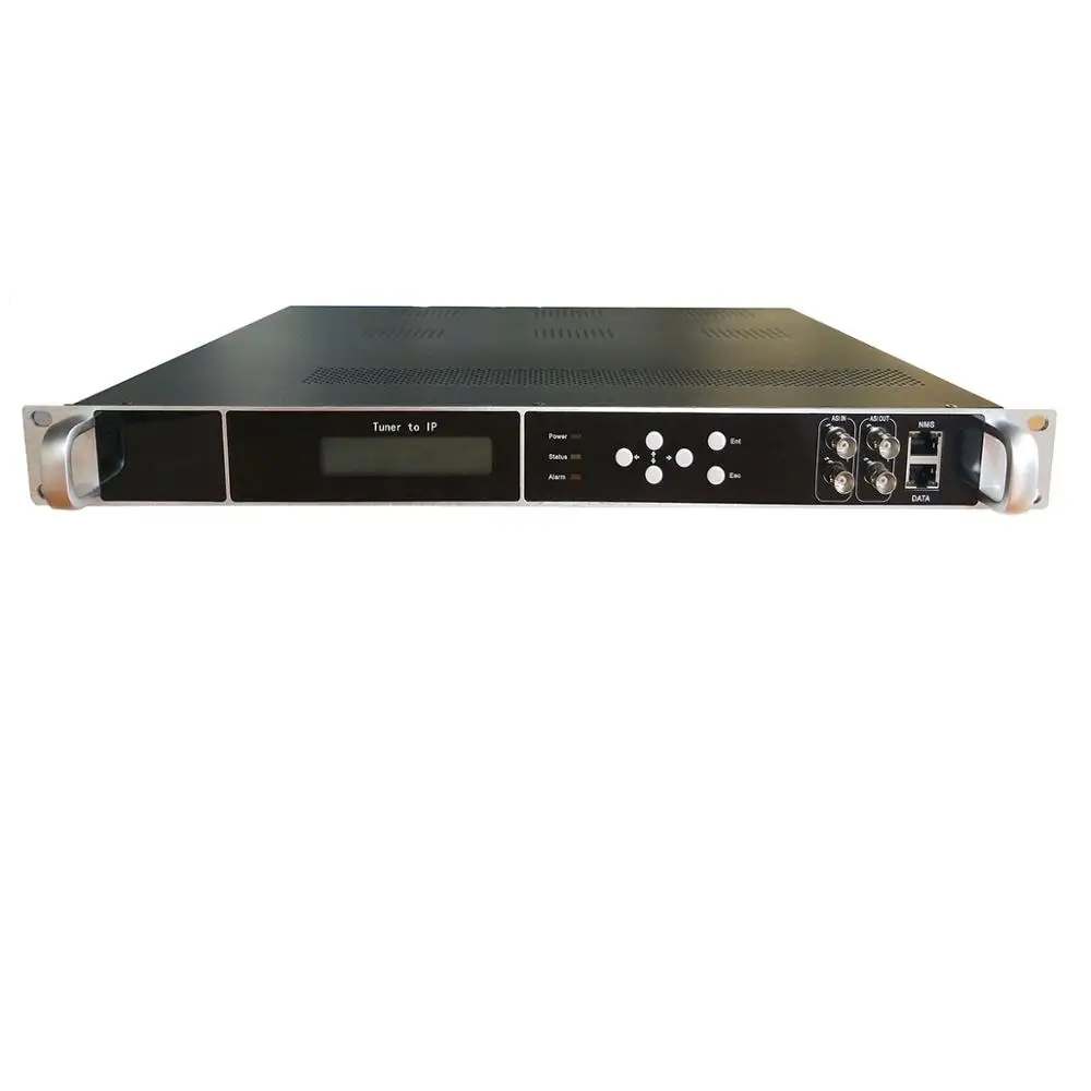 Sintonizador de 12 canales RF a IP 8 a IP gateway, a ASI DVB-S2, DVB-C, DVB-T, ATSC, ISDBT, IPTV, receptor Digital RF