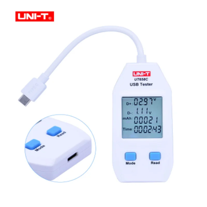 UNI-T UT658C سلسلة USB السلطة متر واختبار متر الرقمية للجهد/الحالي/القدرة/الطاقة/المقاومة