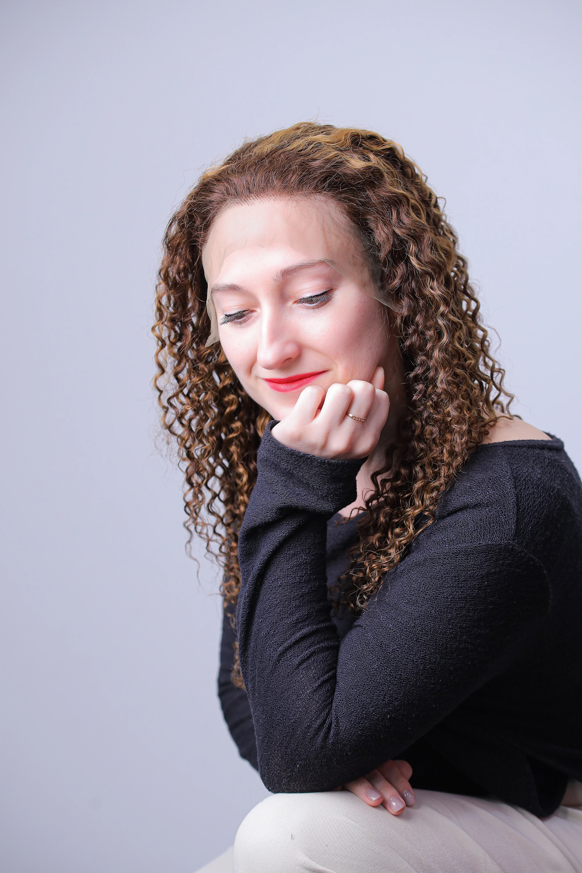 Mmuxuno 13*4 براون 100% شعر الإنسان الدانتيل شعر مستعار أمامي 130% الكثافة البرازيلي الأفرو مجعد الدانتيل الجبهة الباروكات مع شعر الجسم #3