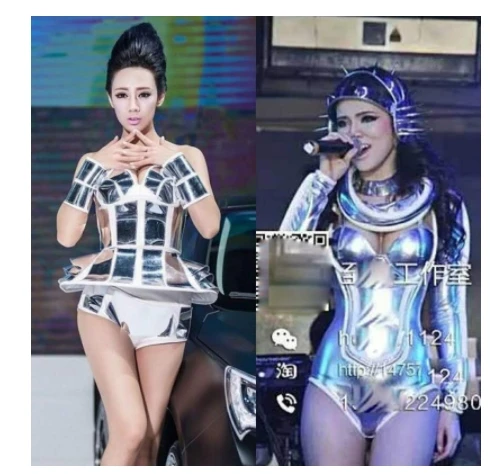 

Sexy Catwalk Model Catwalk Nightclub bar technology gogo female collar dance DS DJ singer dance costume show costumes