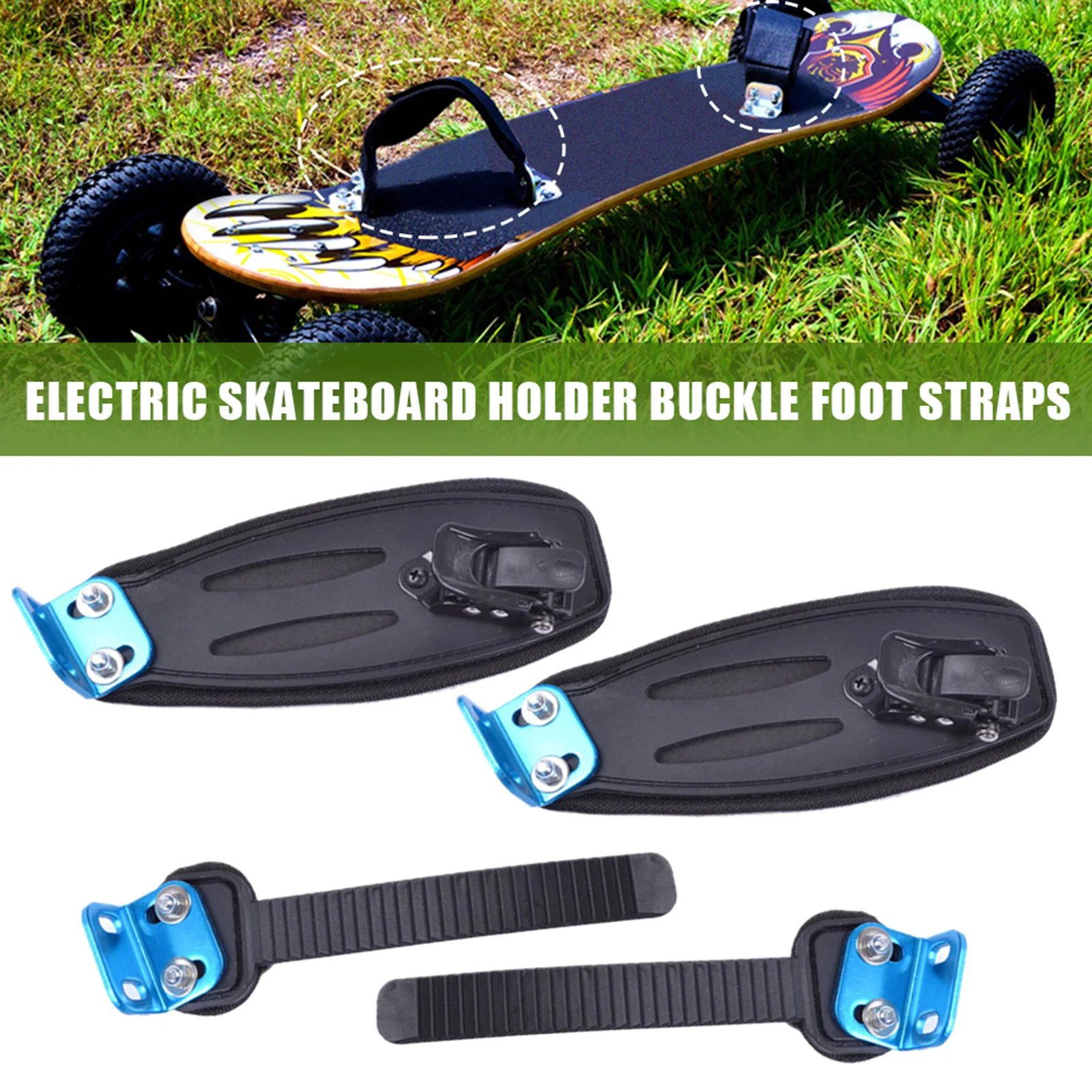 Outdoor Electric Skateboard Foot Holder Off Road Longboard Feet Fixing Band Skate Board Stand Feet Holding Strap Accessories