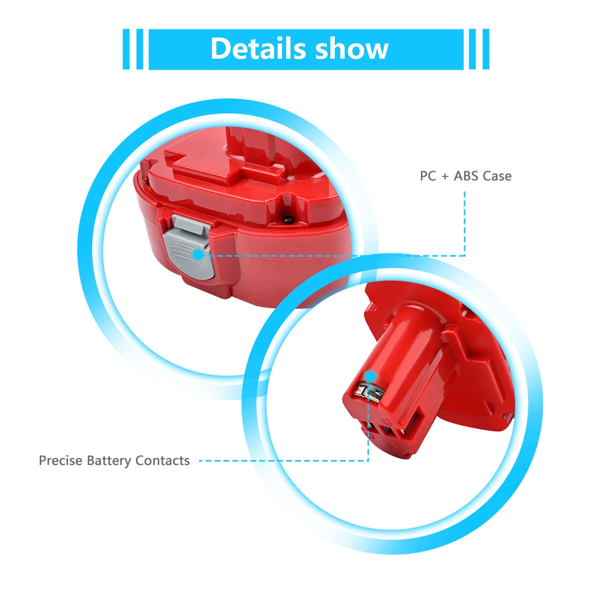 Turpow PA18 18 v 4000Ah用バッテリー1822 1823 1835 6391D 6343D 4334D 8443D UB181D ML183 192826-5バッテリー18ボルトツール