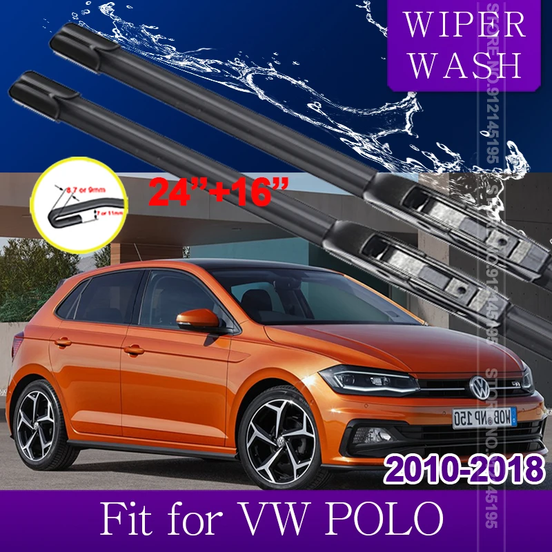 

for Volkswagen VW POLO 6R 6C 2010 2011 2012 2013 2014 2015 2016 2017 2018 MK5 Wiper Blade Car Accessories Windshield Wipers