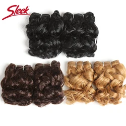 Extension Capillaire Brésilienne Remy Naturelle, Cheveux Humains Bouclés, Double Proximité Wn, Blond Rouge 27 #30 #4 #, 100 Grammes, 3 Pièces
