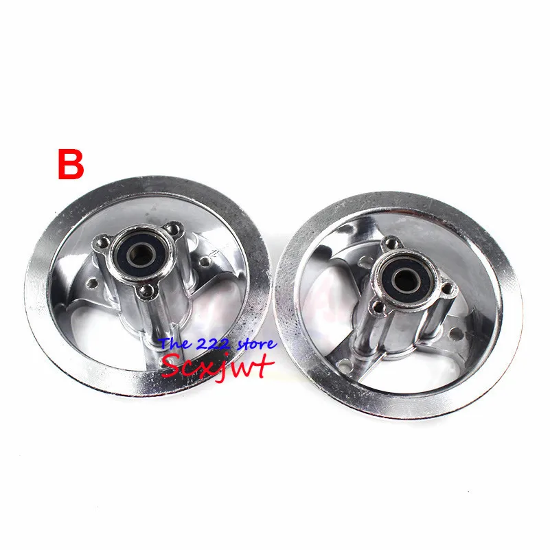 New 4 Inch 3.00-4 Wheel Rim 4.10/3.50-4 9x3.50-4 Aluminum Alloy Hub for MIni Motorcycle Electric Scooter Gas  ATV 4.10-4