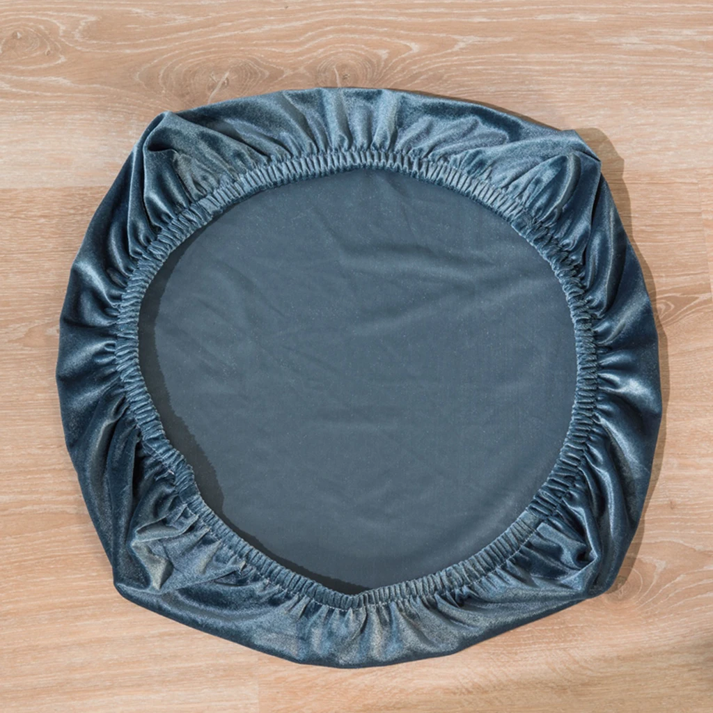 Stretch Non-Slip Velvet Kitchen Dining Seat Protector Slipcover Chair Cover for Wedding Banquet Seat Hotel Chair Bar Stool Party