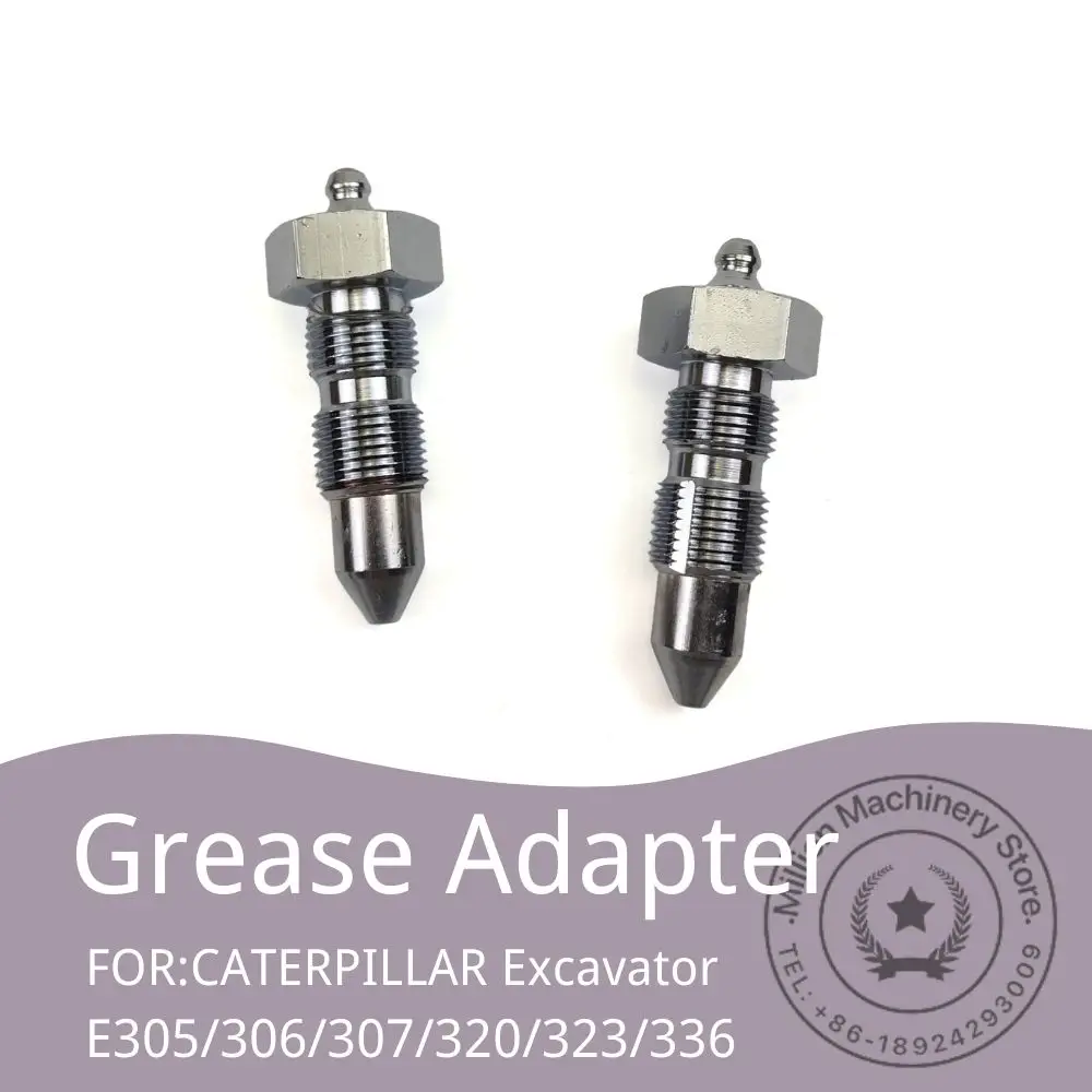 

Grease Adapter for CATERPILLAR Excavator E305/306/307/320/323/336 Tightening Cylinder Screw Button Nozzle Excavator Spare Parts