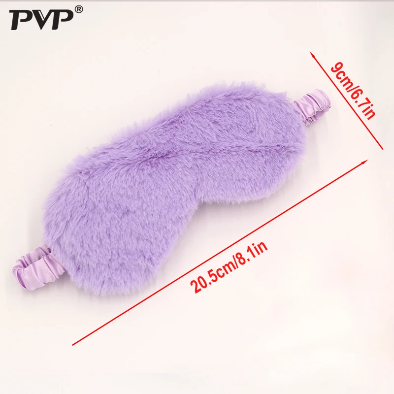 1Pcs Soft Plush Eye Masks Silk Eye Cover Rabbit Plush Sleeping Mask Cover Shade Cartoon Nap Shade Blindfold Travel Eyepatch