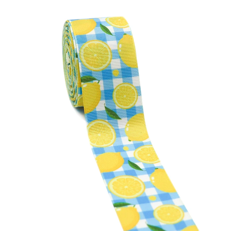 10 Yards 1,5" 38MM Frucht-Ananas-Printed-Kordelband für Haaraccessoires, DIY-Bastelbedarf, Nähen, Handarbeit Y2021051301 – Detail 7