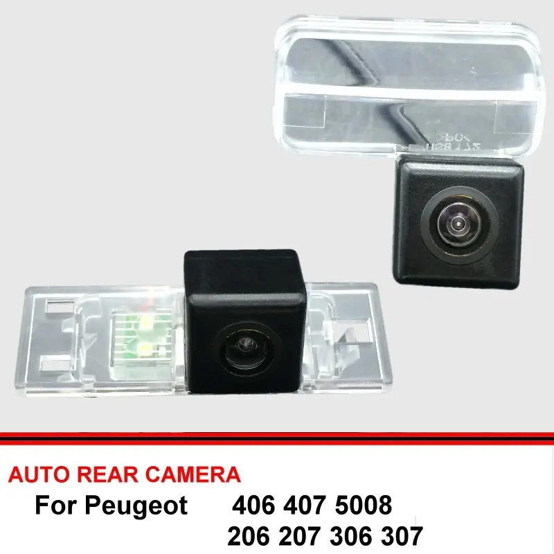 

Car Rear View Camera For Peugeot 406 407 5008 206 207 306 307 Reversing Backup Parking Camera 170 Wide Angle Waterproof CCD