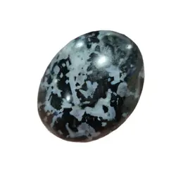 Gabbro Crystal Palm Stone, Sparkle Rock Pop Indigo, AKA Mystic Merlinite, Deepen Your Education, 1Pc