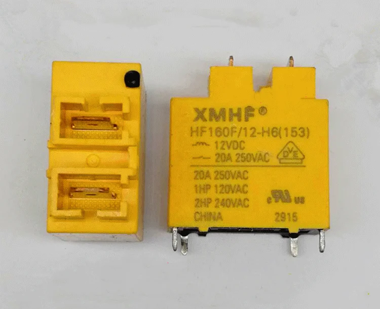 5PCS/10PCS  100%Original New Relay   HF160F/12-H6-12VDC   HF160F/12-H6 12VDC   HF160F 12-H6   HF160F 12 H6 12V 4PIN  20A
