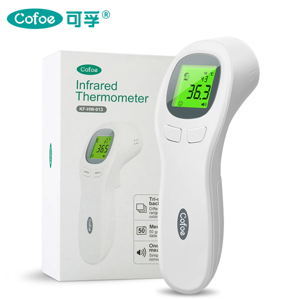 Cofoe Digital Non-contact Infrared Thermometer Forehead High-precision Measurement Home Health Care For Adults/Baby