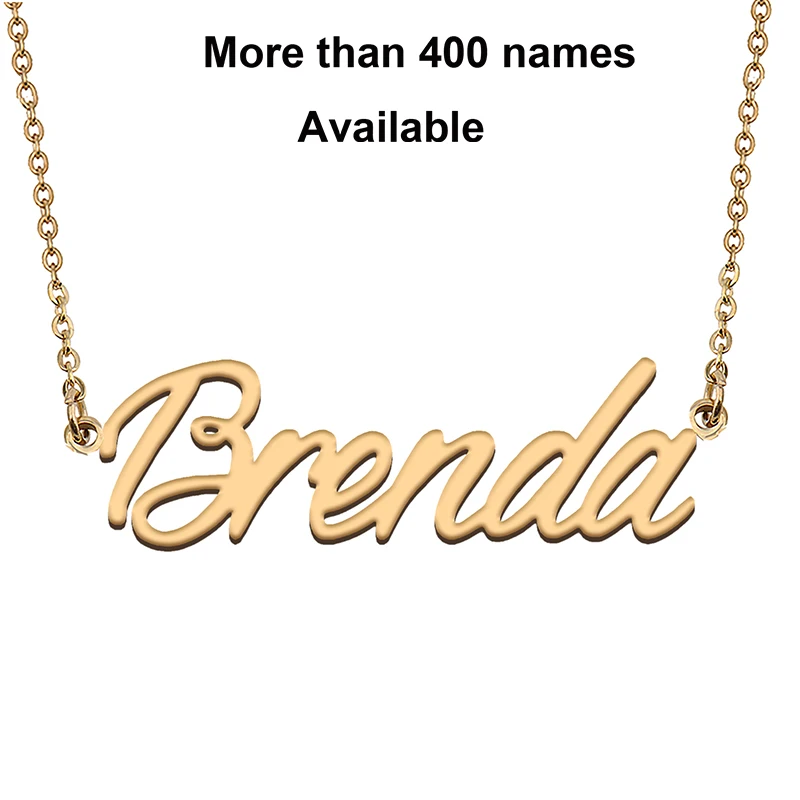 

Brenda Candace Name Necklaces for Girl Women Family Best Friends Birthday Christmas Wedding Gift Jewelry Present Anniversary