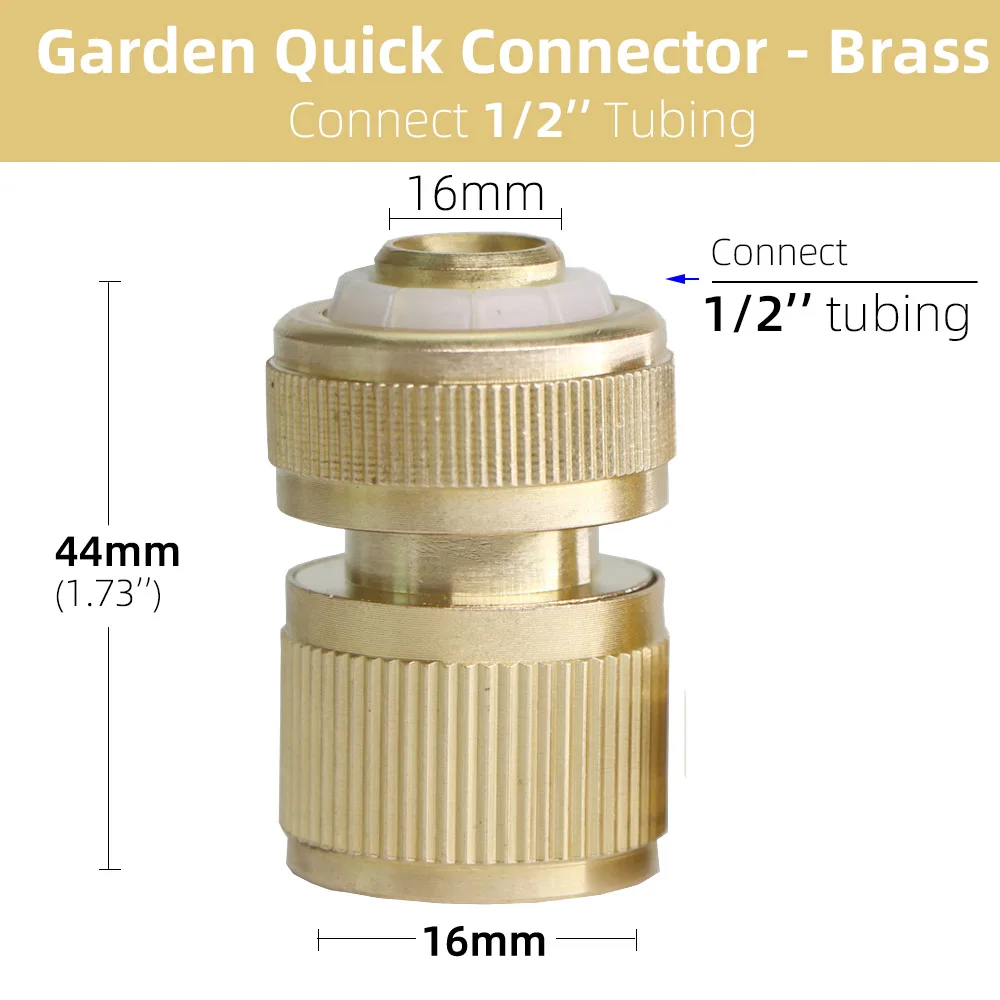 Mosiądz ogród irygatior adapter 1/2 \'\'3/4\'\' gwint kran szybkie łączenie 1/2 \