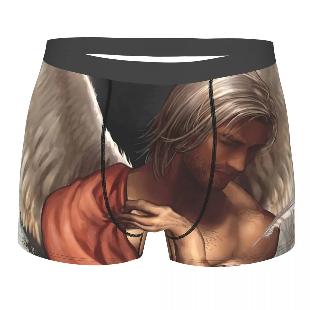 

Fantasy - Angel Underpants Breathbale Panties Male Underwear Print Shorts Boxer Briefs