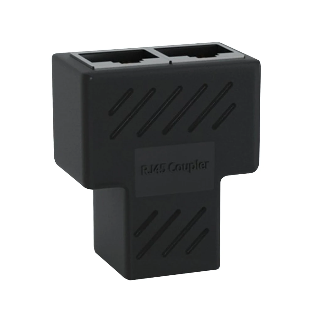 1Pcs RJ45 1 zu 2 Möglichkeiten Weibliche Splitter Stecker Adapter LAN Ethernet Netzwerk