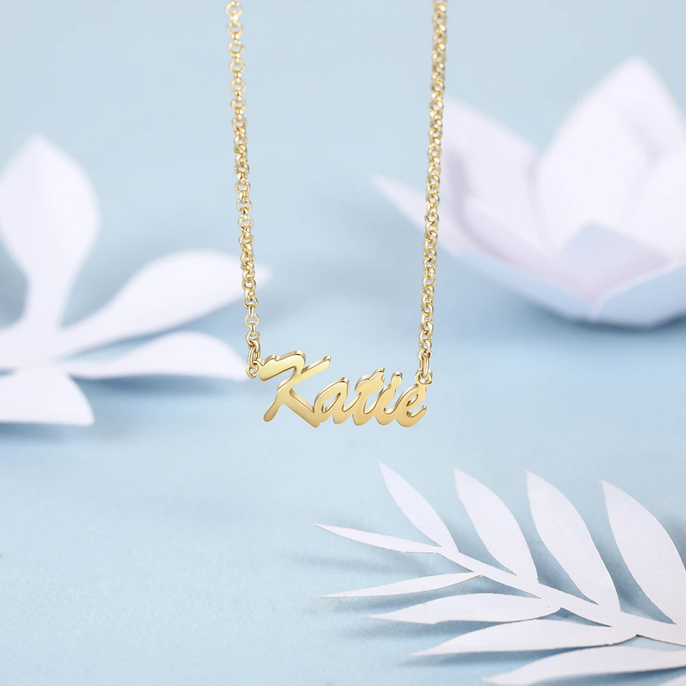 925 스털링 실버 맞춤형 명판 글자 목걸이, 맞춤형 이름 펜던트, 어머니 엄마용 생일 크리스마스 선물