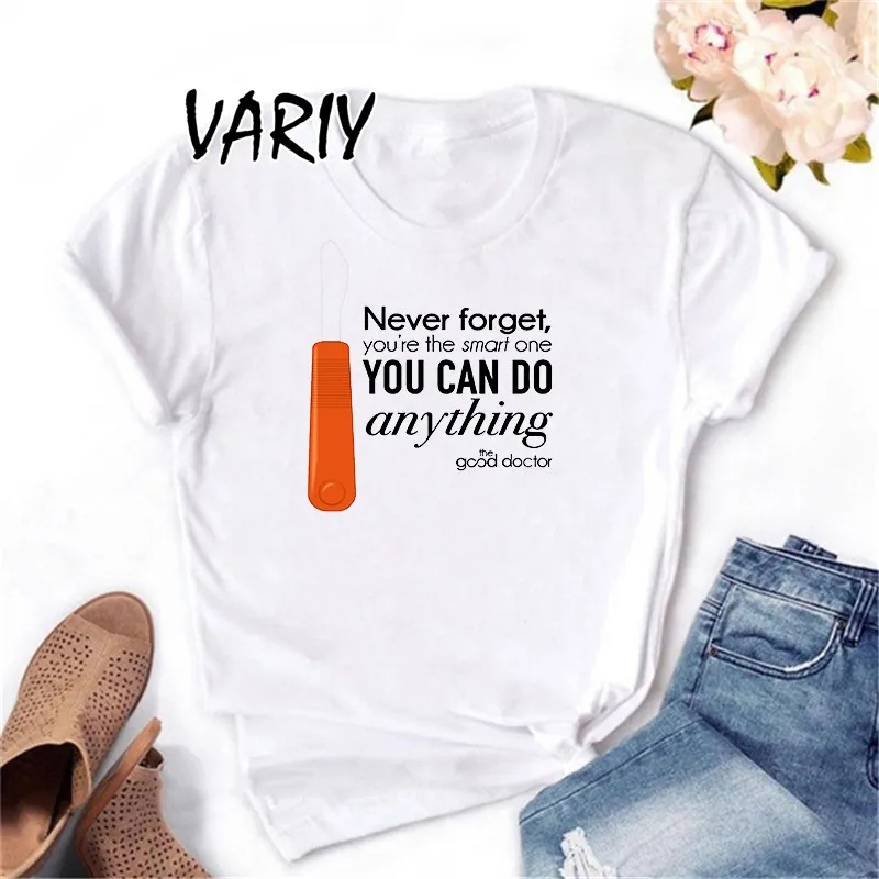 Funny TV The Good Doctor Graphic T Shirts Print Female aesthetic T-Shirt Women Harajuku Streetwear Summer Tops dropshipping