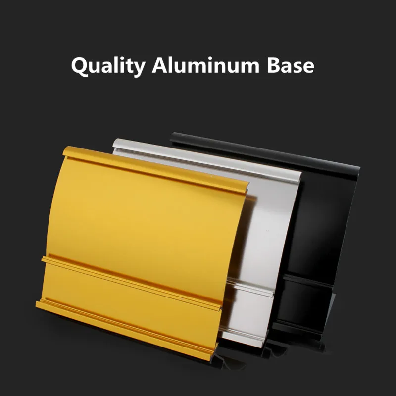 5 stück Aluminium Legierung Commodity Digitale Preis Cube Tag Mini Preis Label Papier Zeichen Halter Display Stand