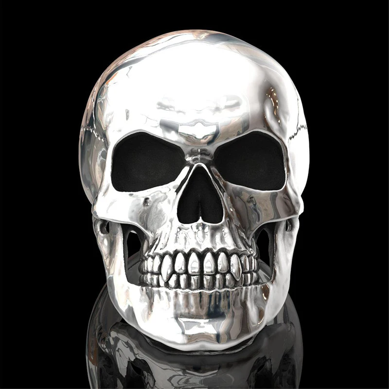 2023 Punk Stainless Steel Skull Rings For Men Accessories Fashion Gothic Motor Biker Jewelry Gift Party Men Rings