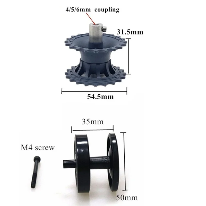 미니 사이즈 TP100 알루미늄 합금 탱크 섀시 추적 로봇 자동차 플랫폼, 아두이노 모델 DIY 미조립 키트, 모터 2 개 포함