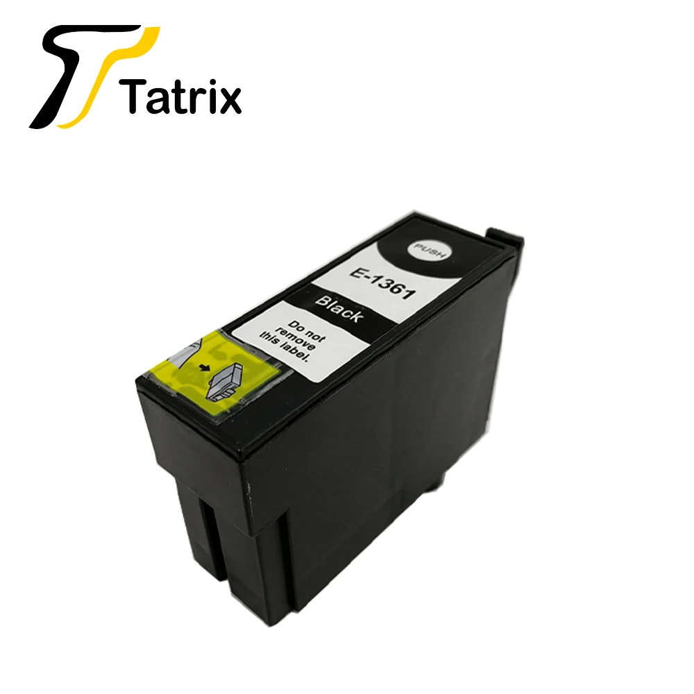 Tatrix  136  T1361 Premium Compatible Black Inkjet Ink Cartridge for Epson Workforce K101 K201 K301 Printer