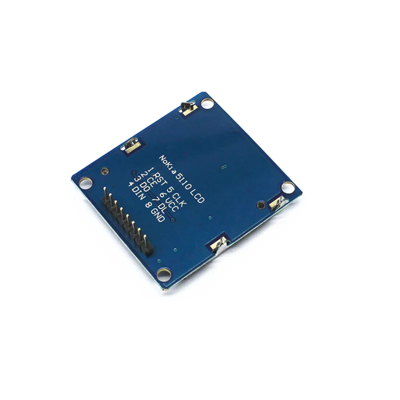 Blue 5110 screen LCD screen module for MCU development board compatible with 3310 blue backlit LCD screen
