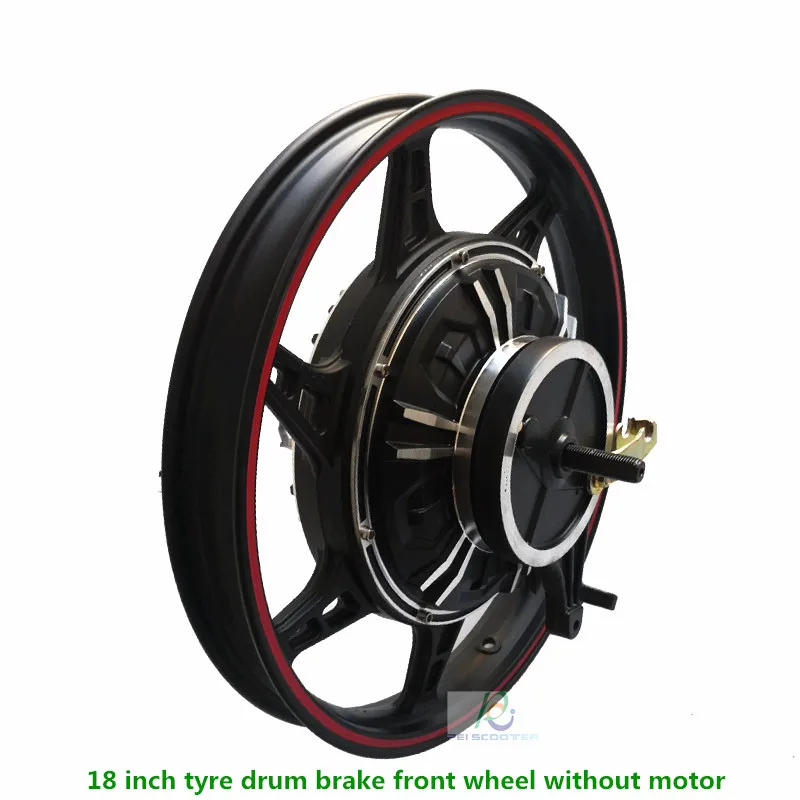 18 inch tire front wheel with drum brake without motor phub-18df