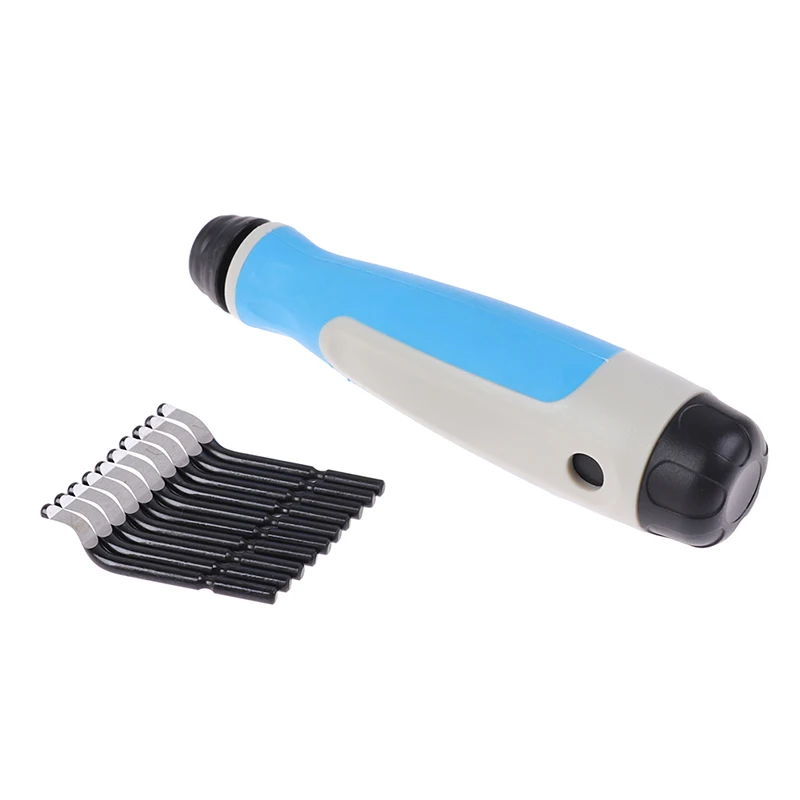 Metal Plastic Deburring Burr Blade Scraper Burr Handle Hand Deburring Trimming Cutter Head Wood Working Tools
