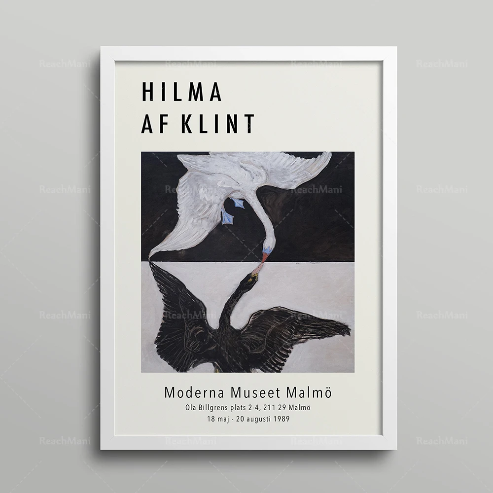 Hilma AF Klint print set, art prints, modern art poster gallery wall decoration