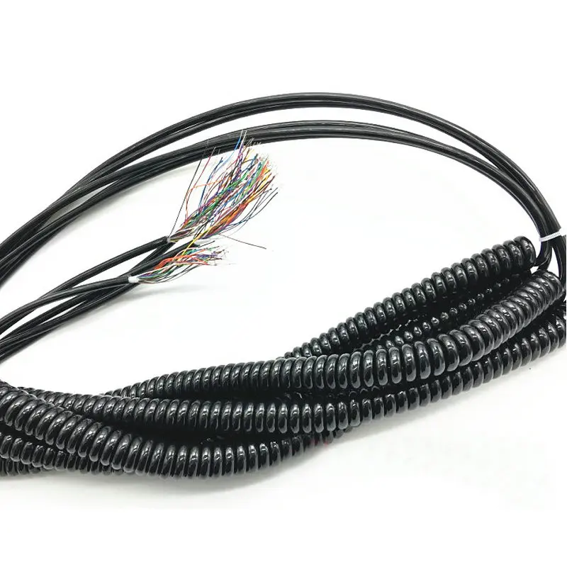 12 19 21 Cores 3-4 meters Spring Spiral Cable for CNC handwheel MPG Manual Pulse Generator