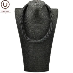 UKEBAY New Handmade Choker Necklaces Short Collar Torques Women Goth Necklace Rubber Jewelry Party Accessories Chokers Jewellery