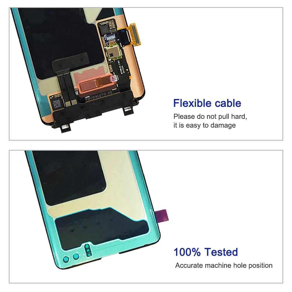 Imagem -06 - Substituição da Tela Sensível ao Toque para Samsung S10 Plus Amoled Dinâmico 64 Display Lcd com Moldura G975f G975u G975w Digitalizador