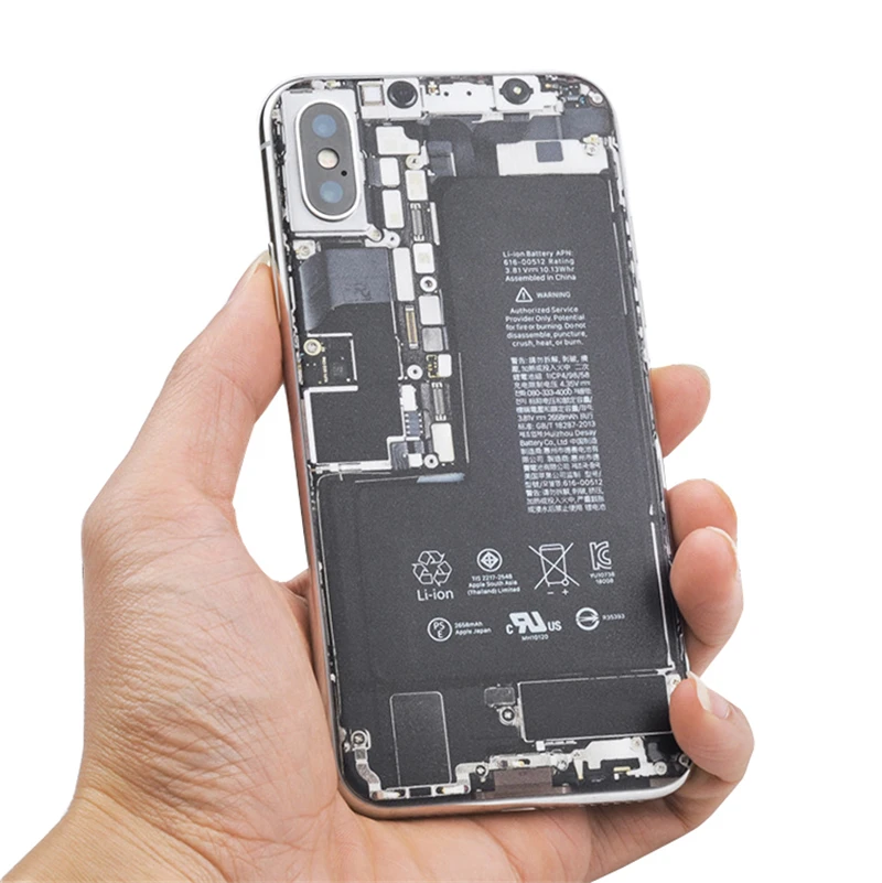 High Simulation Repair Assemble Wrap Skin Phone Back Paste Sticker For iPhone 13 Pro 12 Mini 14 Pro MAX XR XS 8 7 6S Plus Skin