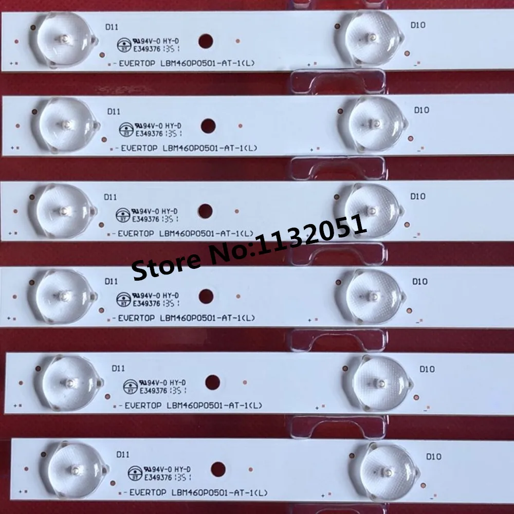 12 قطعة LED الخلفية قطاع ل LC-46LD266K 46PFL3218K LBM460P0601 A1-BU-3 R AU-1 LBM460P0501-AT-1 L TPT460H1-HN04