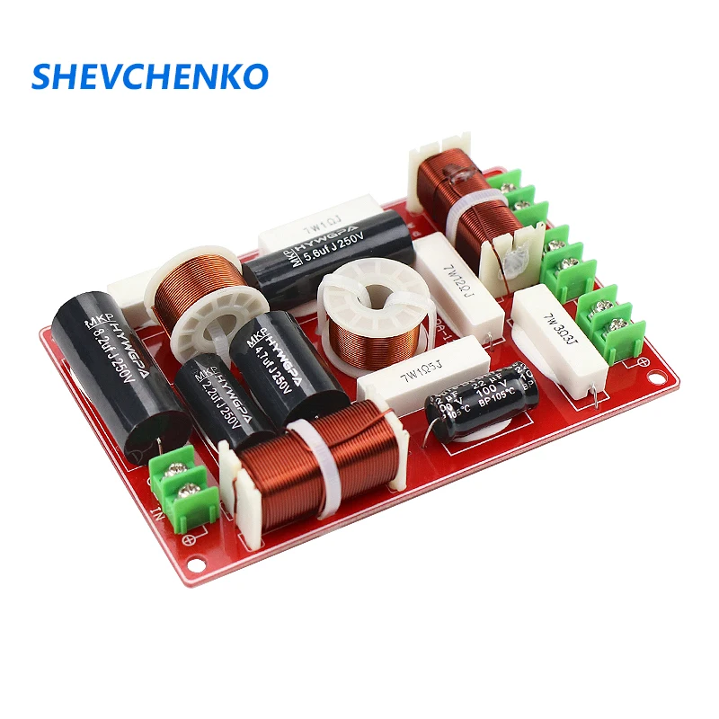 3 способа кроссовер динамик аудио твитер СЧ бас динамик разделитель частоты для 10 дюймов динамик аудио кроссовер 150-200 Вт 1 шт