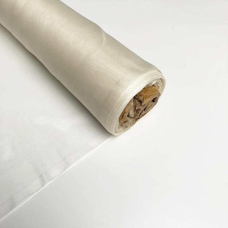 

100 Meters Silk Organza 100% mulberry Silk Fabric 140 Cm 108 Cm Width Off White Color Small Wholesale