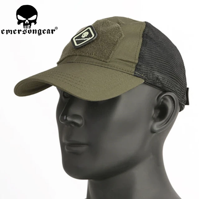 Emersongear Emerson Tactical Assault Cap Outdoor Baseball Hat Tactical  Airsoft Millitary Army Sun Hats Nylon Mesh Cap - Hunting Caps - AliExpress