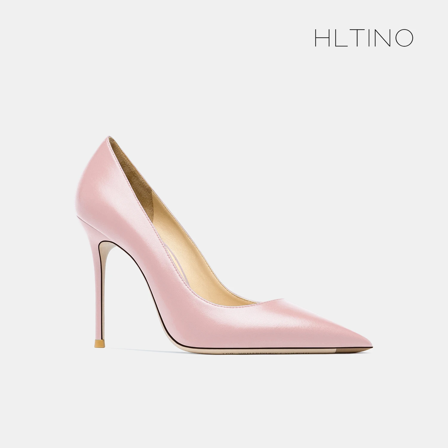 Genuine Leather Blue Women Stilettos Fashion Trend Autumn High Heeled Pumps Princess Pink Sexy Heels Women Spring Shoes