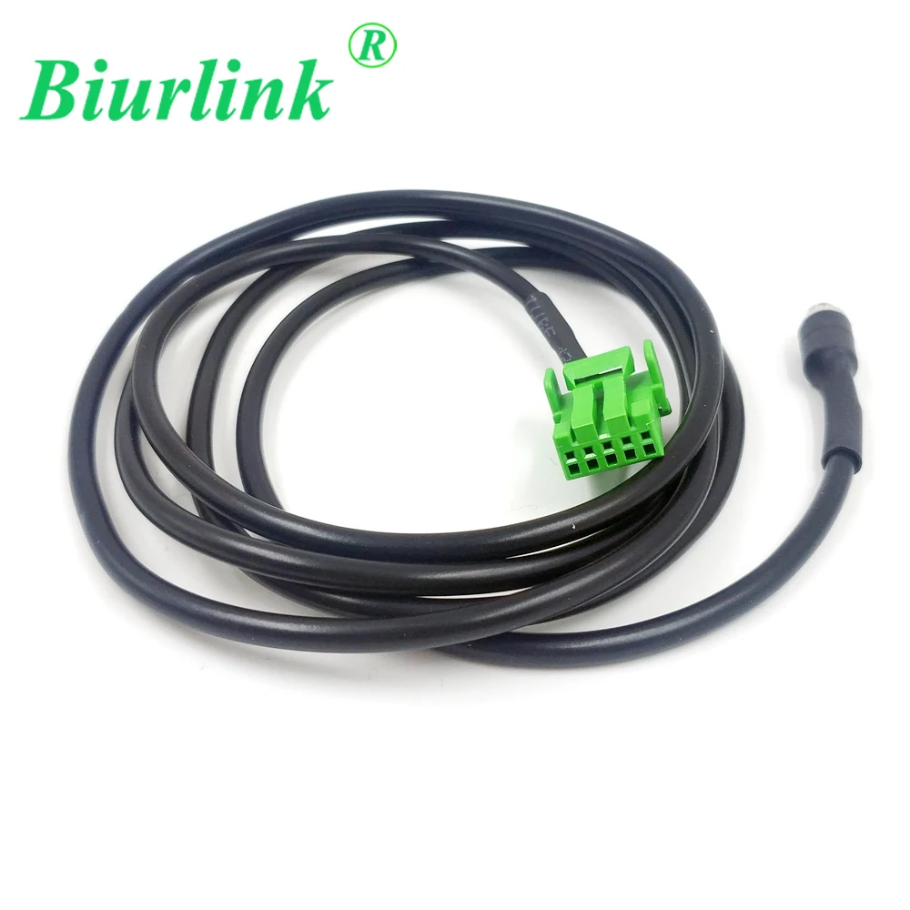 

Biurlink 5Pin Car Aftermarket Radio Aux Auxiliary Harness Cable Female 3.5MM Audio In Adapter for Honda Scosche HAAXB 2002-2006