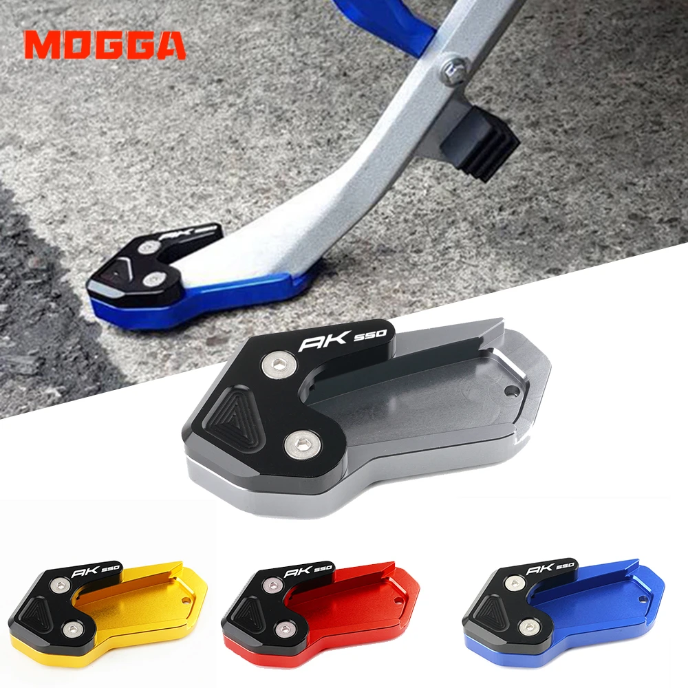 

Motorcycle Accessories For KYMCO AK550 Kickstand Side Stand Plate Enlarge Extension Kick stand Pad kymco AK 550 2017-2025