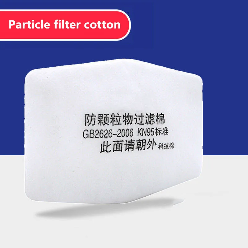 Replaceable 20 filter industrial dust masks, paint polished antifouling masks, construction safety rubber dust masks